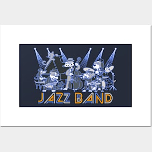 Jazz band Posters and Art